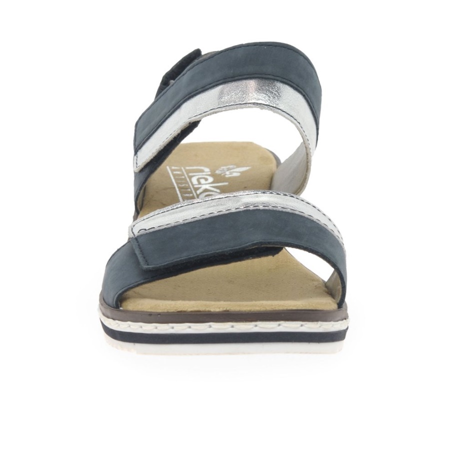 Rieker Saints Damen Sandalen Mit Keilabsatz Pacific