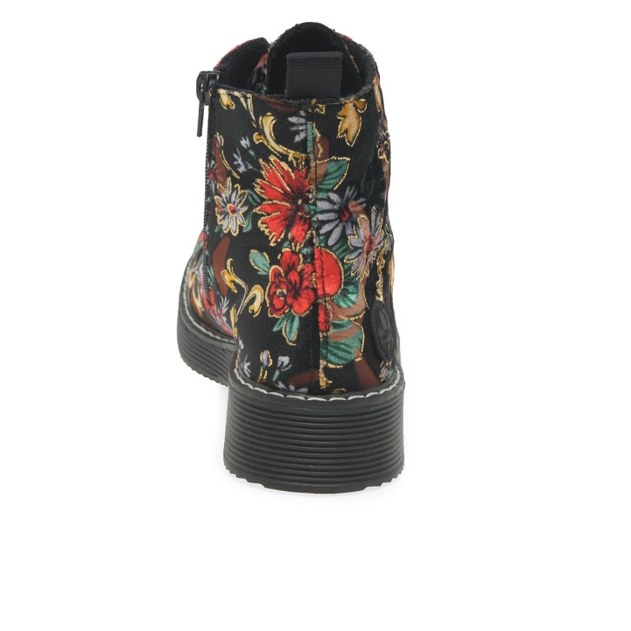 Rieker Simone Damenstiefeletten Schwarz