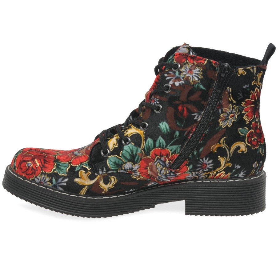 Rieker Simone Damenstiefeletten Schwarz