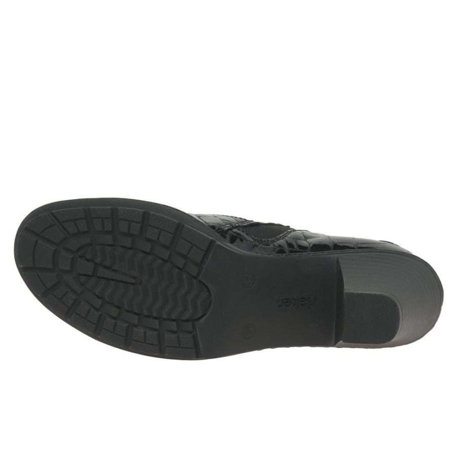 Rieker Tease Hochgeschnittene Damenpumps Schwarz