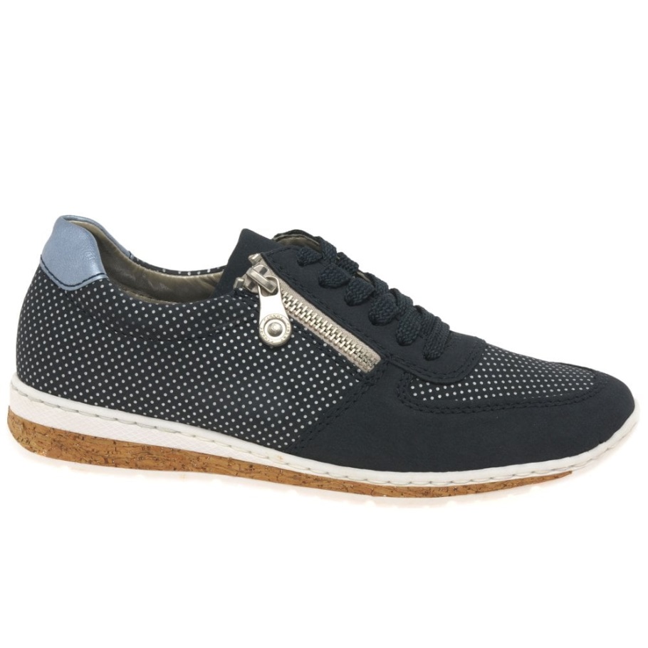 Rieker Tiva Damen Lässig Sportschuhe Pazifik