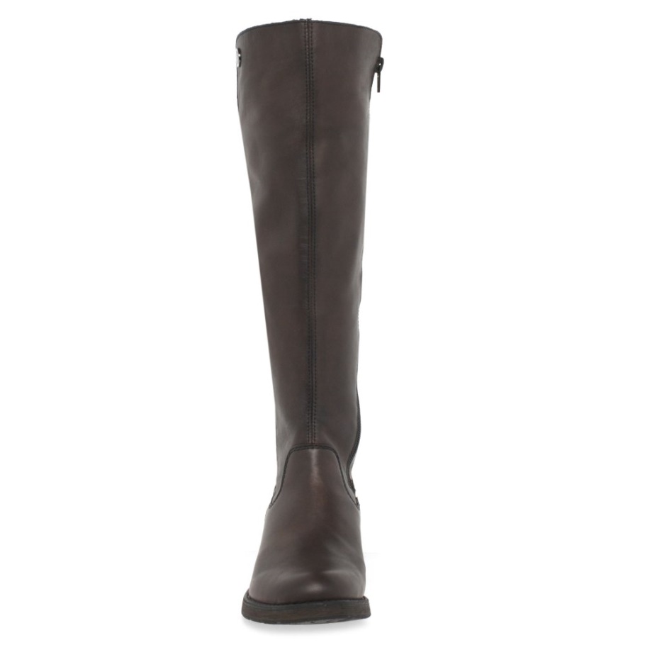 Rieker Utah Womens Knee High Boots Kastanie