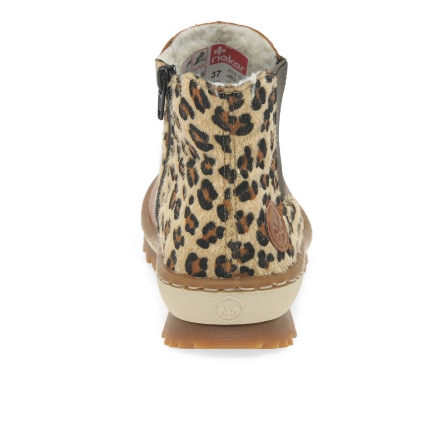 Rieker Weave Damen Chelsea Boots Cayenne