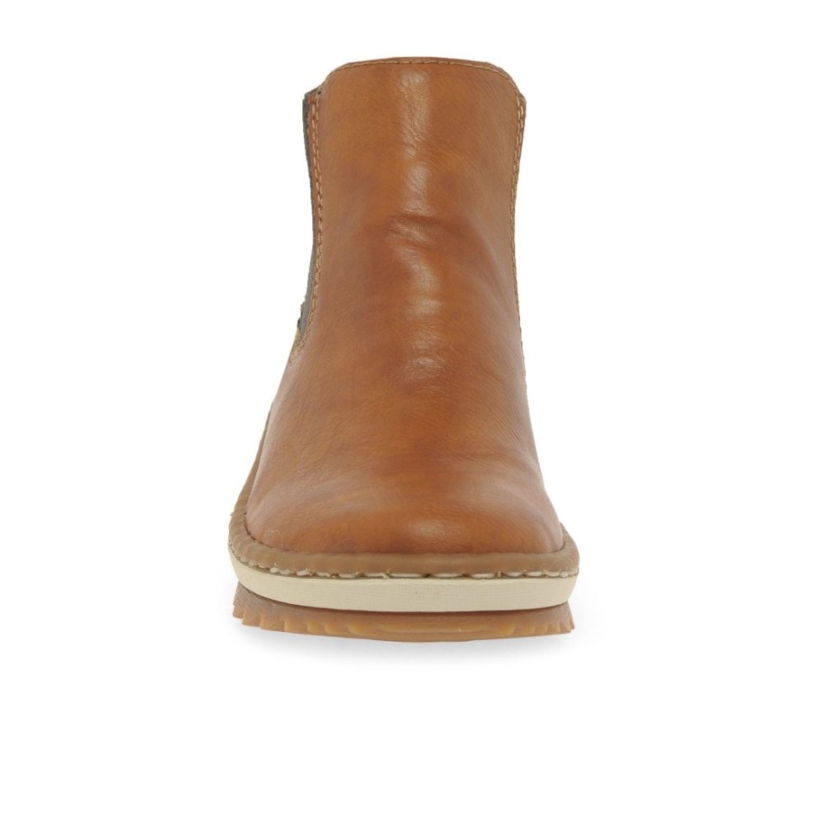 Rieker Weave Damen Chelsea Boots Cayenne
