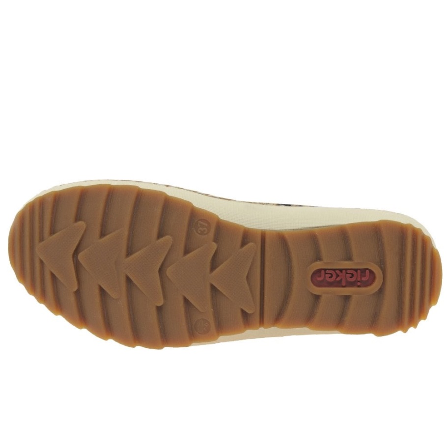 Rieker Weave Damen Chelsea Boots Cayenne