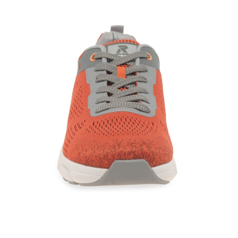 Rieker Woody Herren Turnschuhe Orange