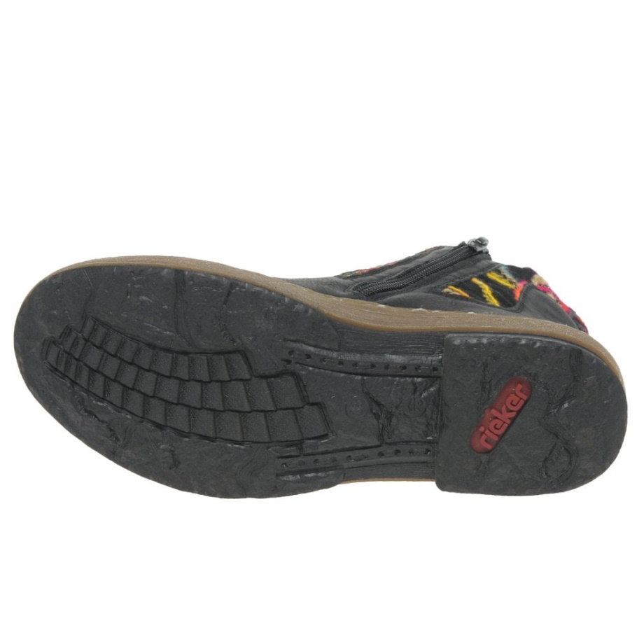 Rieker Zena Damenstiefeletten Schwarz