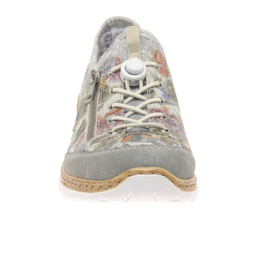 Silber Rieker Rita Damen Sportschuhe