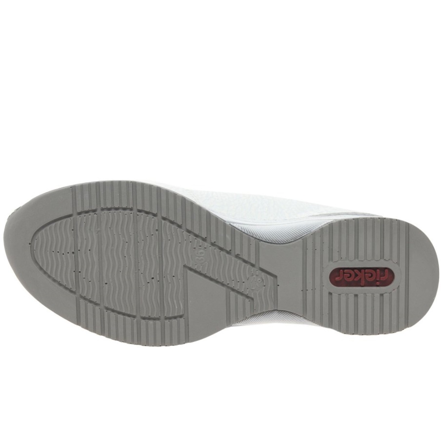 Weiß Rieker Corbridge Damen Turnschuhe