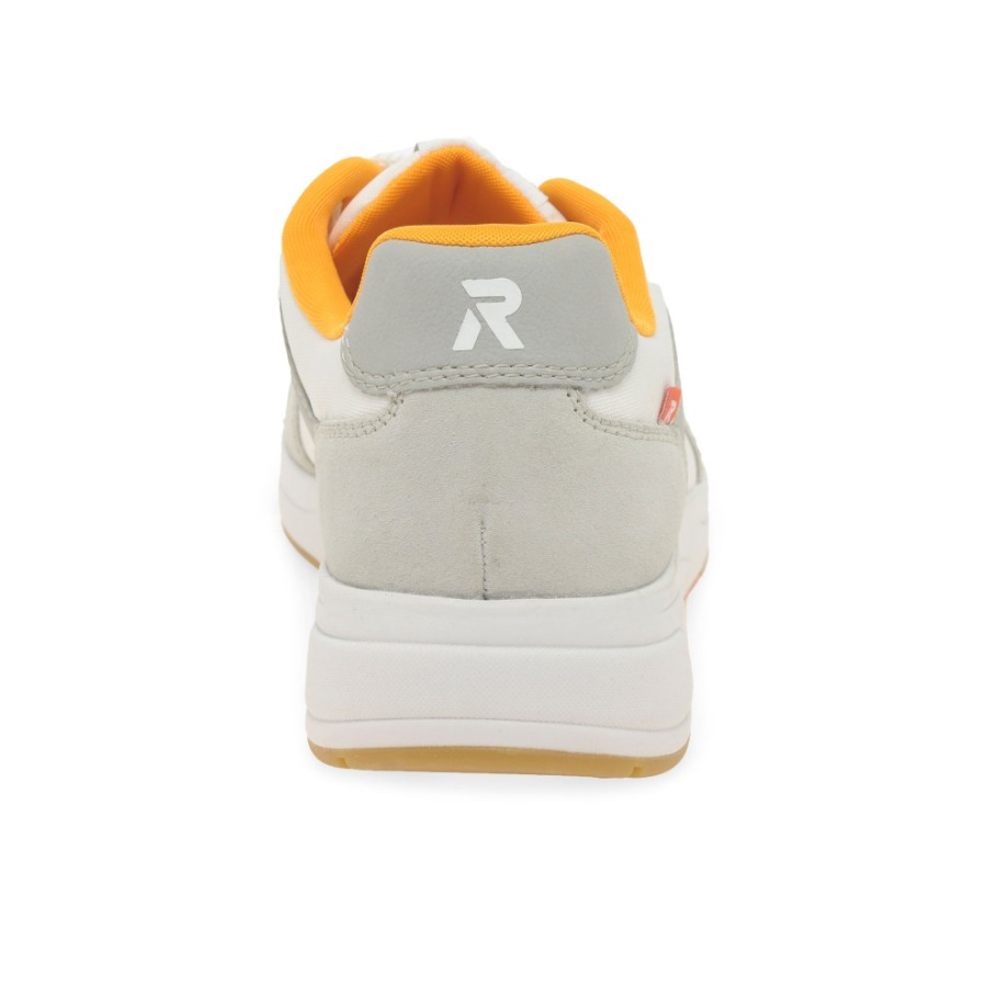Weiße Rieker Ed Herrenturnschuhe