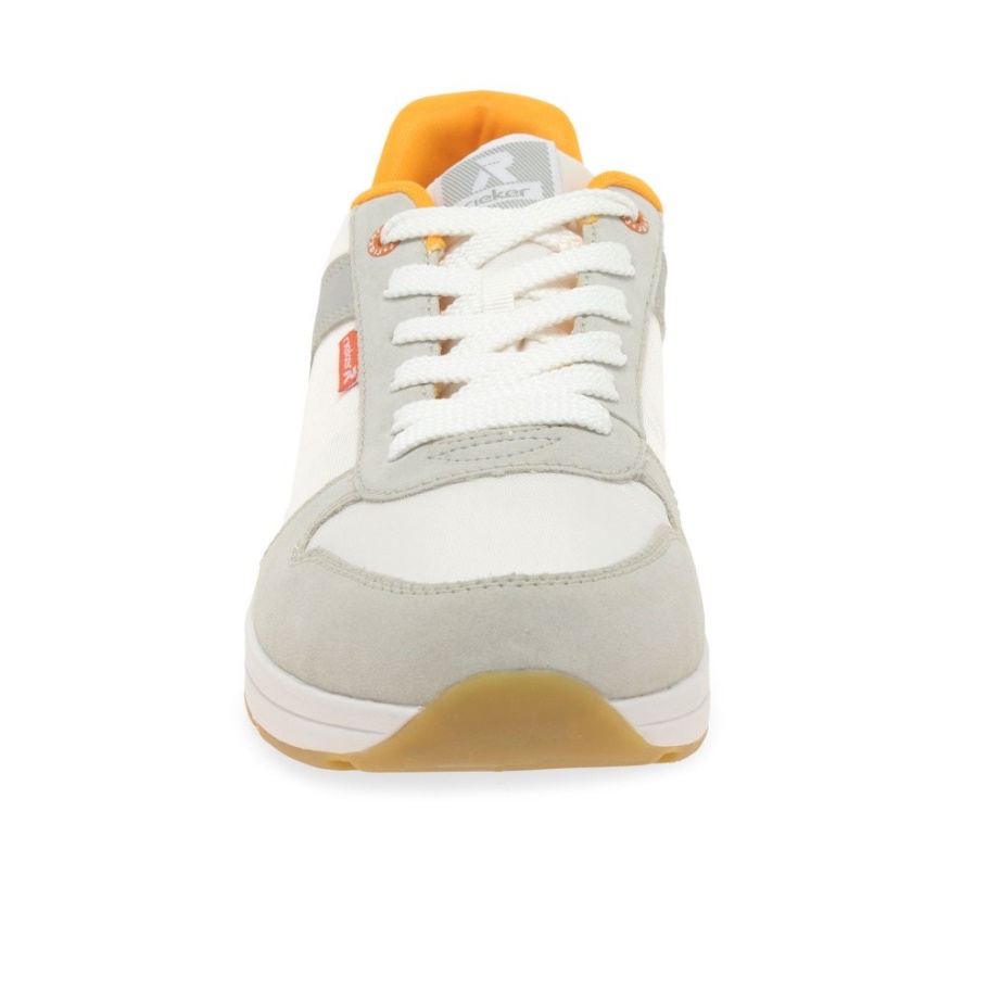 Weiße Rieker Ed Herrenturnschuhe