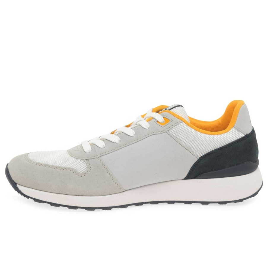 Weiß Rieker Frank Herren Turnschuhe