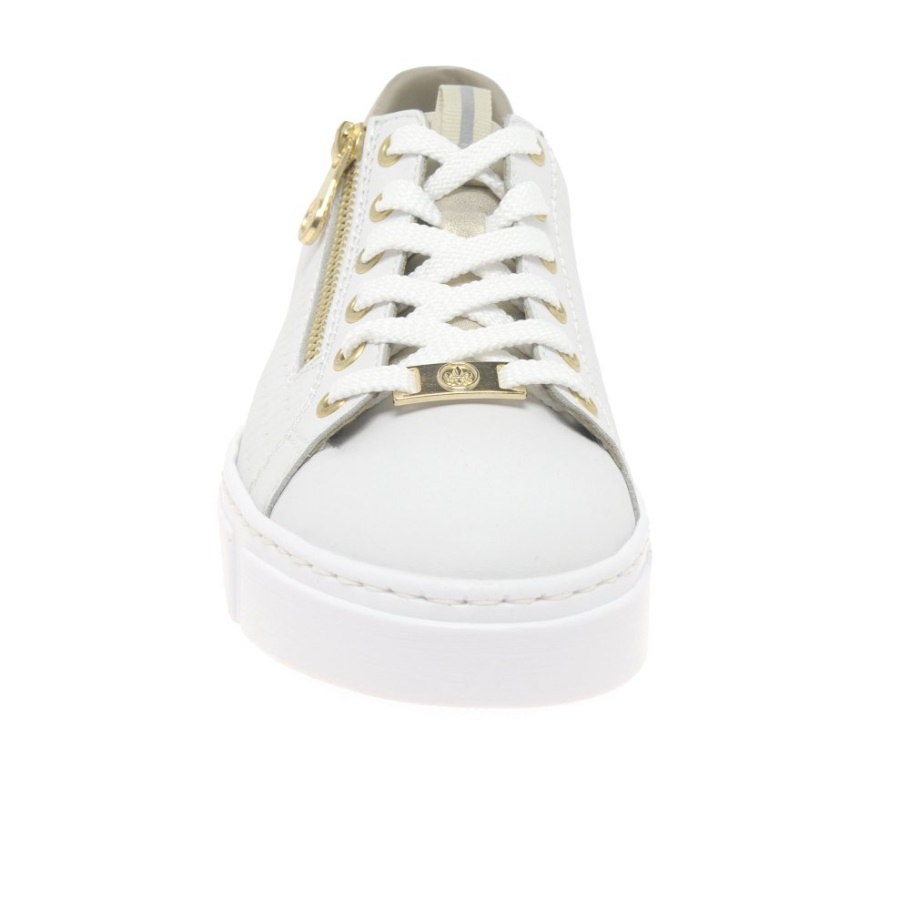Weiß Rieker Hart Damen Turnschuhe