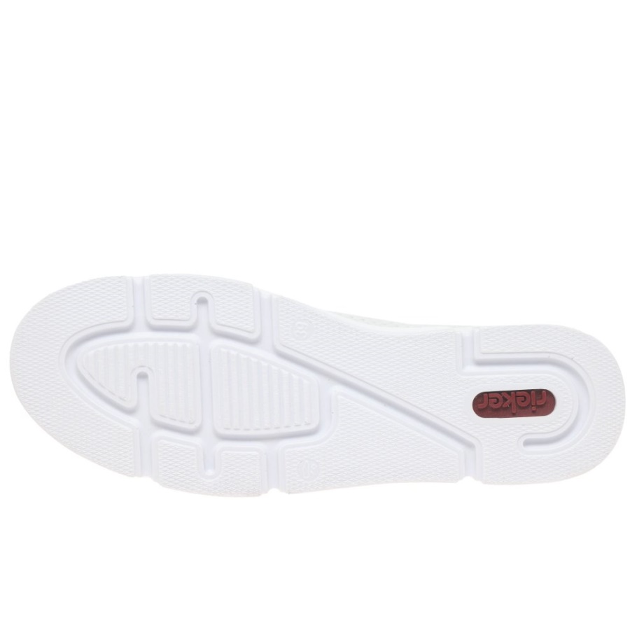 Weiß Rieker Hart Damen Turnschuhe