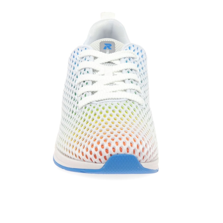 Weiß Rieker Izzie Damen Turnschuhe