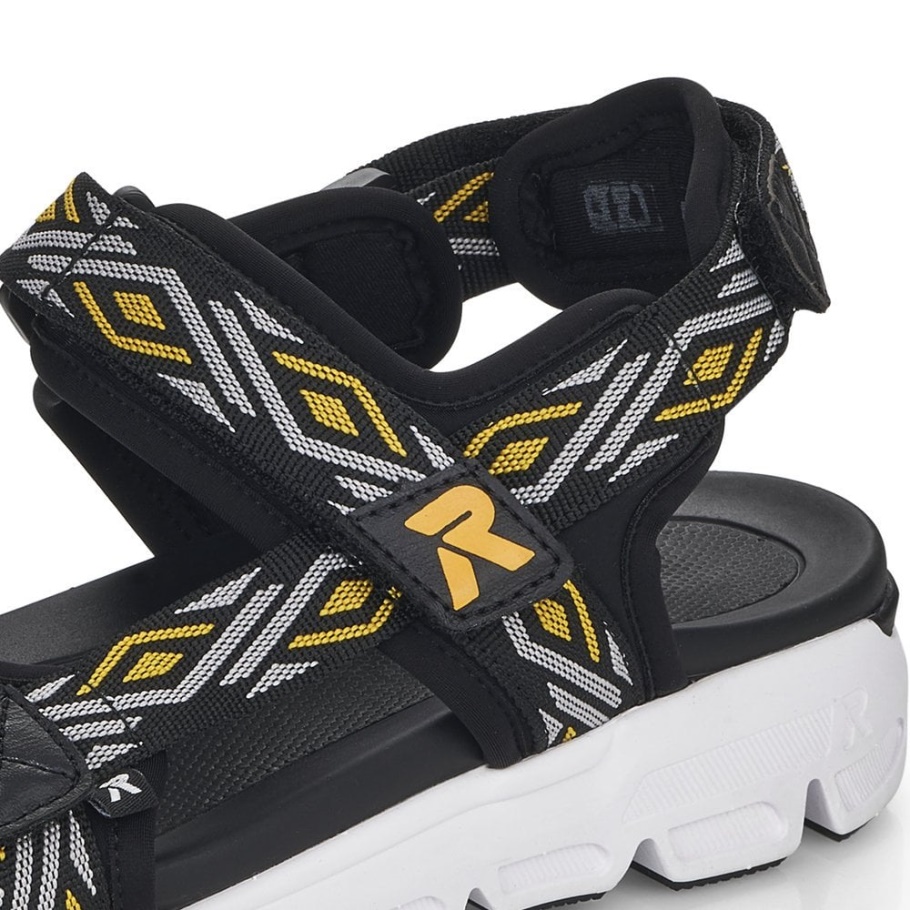 Rieker R-evolution V8402 Damen Sandalen Schwarz