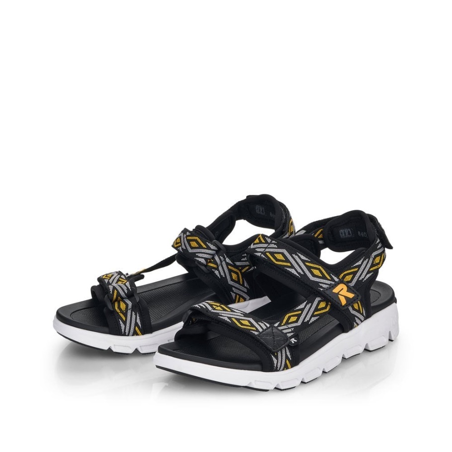 Rieker R-evolution V8402 Damen Sandalen Schwarz