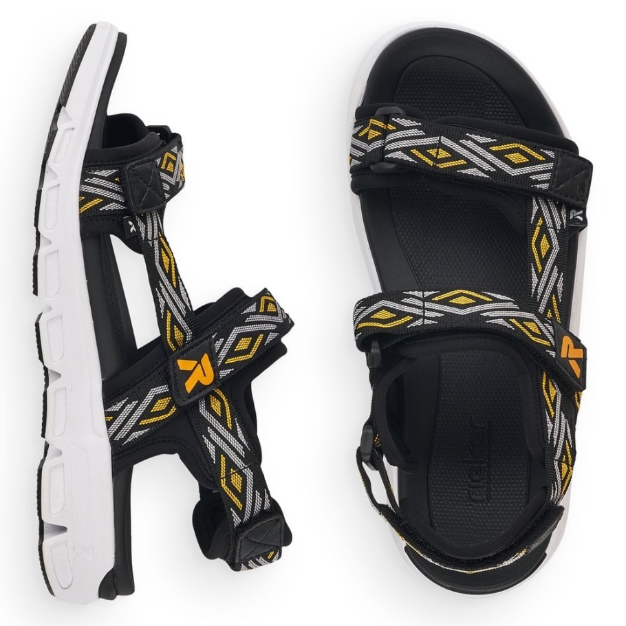 Rieker R-evolution V8402 Damen Sandalen Schwarz