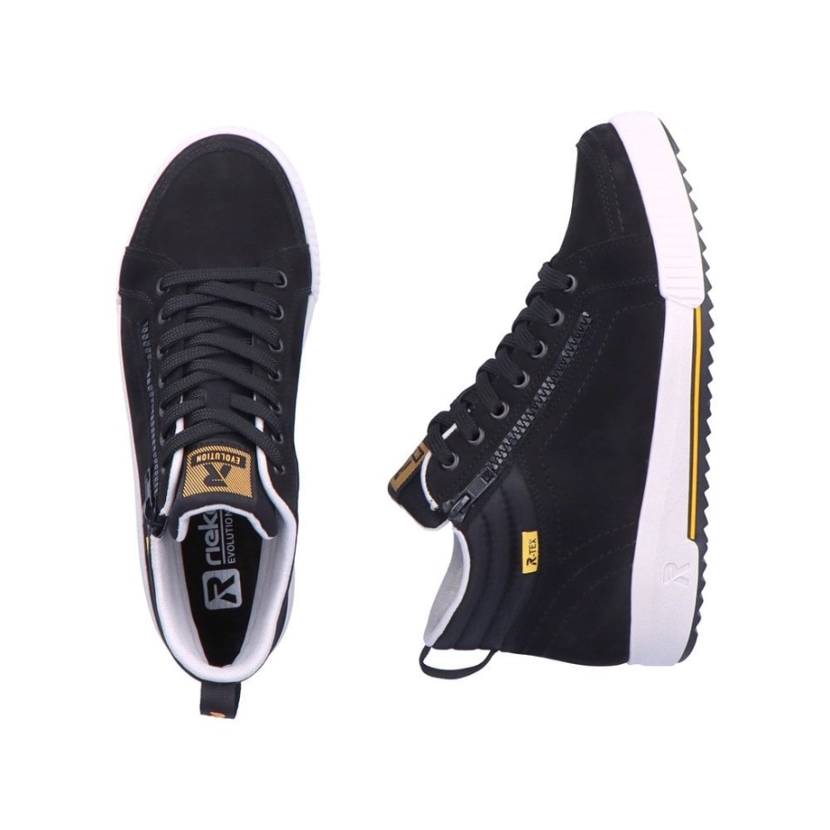 Rieker R-evolution W0100 Damen Stiefel Schwarz