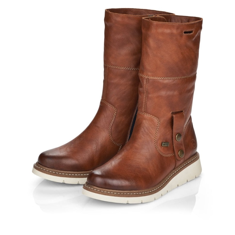 Rieker Remonte D3976 Damen Stiefel Braun