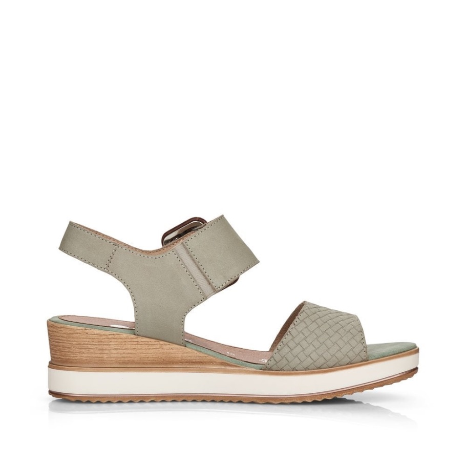 Rieker Remonte D6453 Damen Sandalen Grün