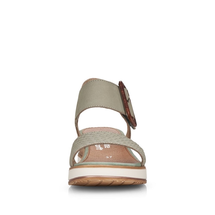 Rieker Remonte D6453 Damen Sandalen Grün