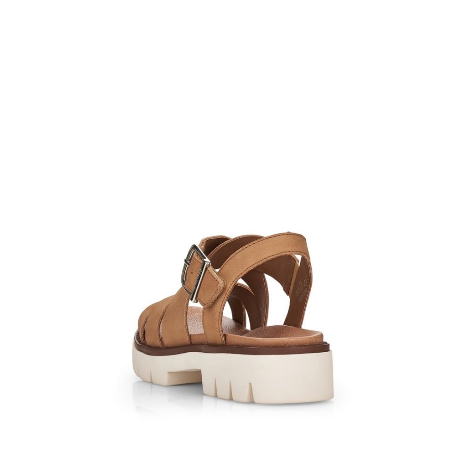 Rieker Remonte D7951 Damen Sandalen Beige