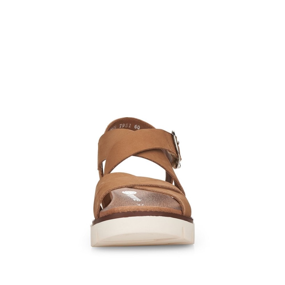 Rieker Remonte D7951 Damen Sandalen Beige