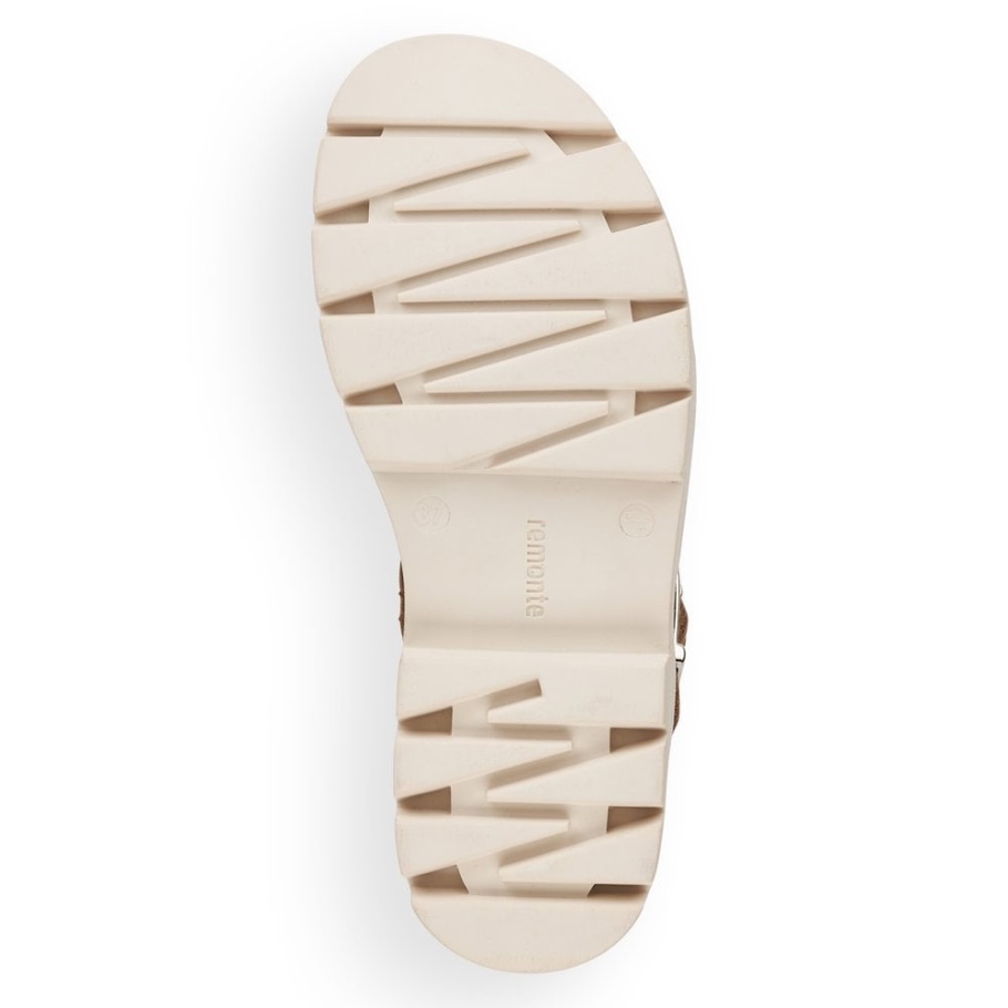 Rieker Remonte D7951 Damen Sandalen Beige