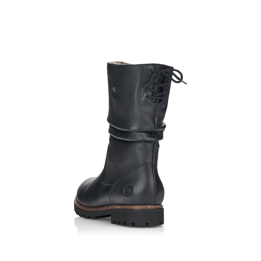 Rieker Remonte D8477 Damen Stiefel Schwarz