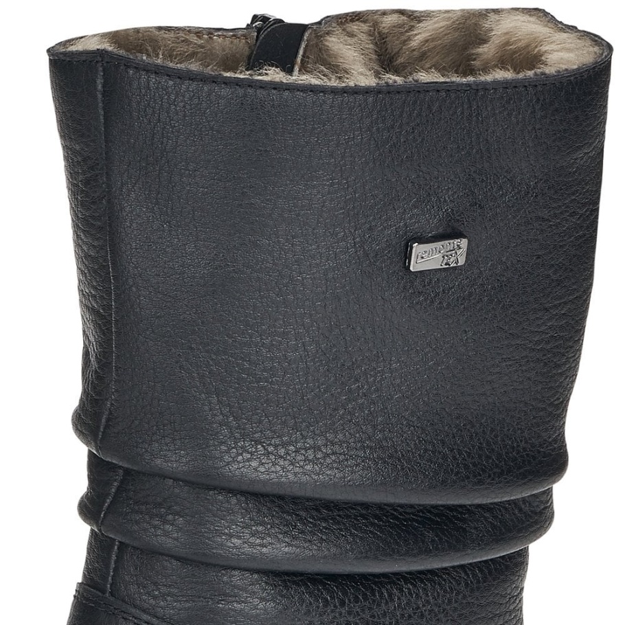 Rieker Remonte D8477 Damen Stiefel Schwarz