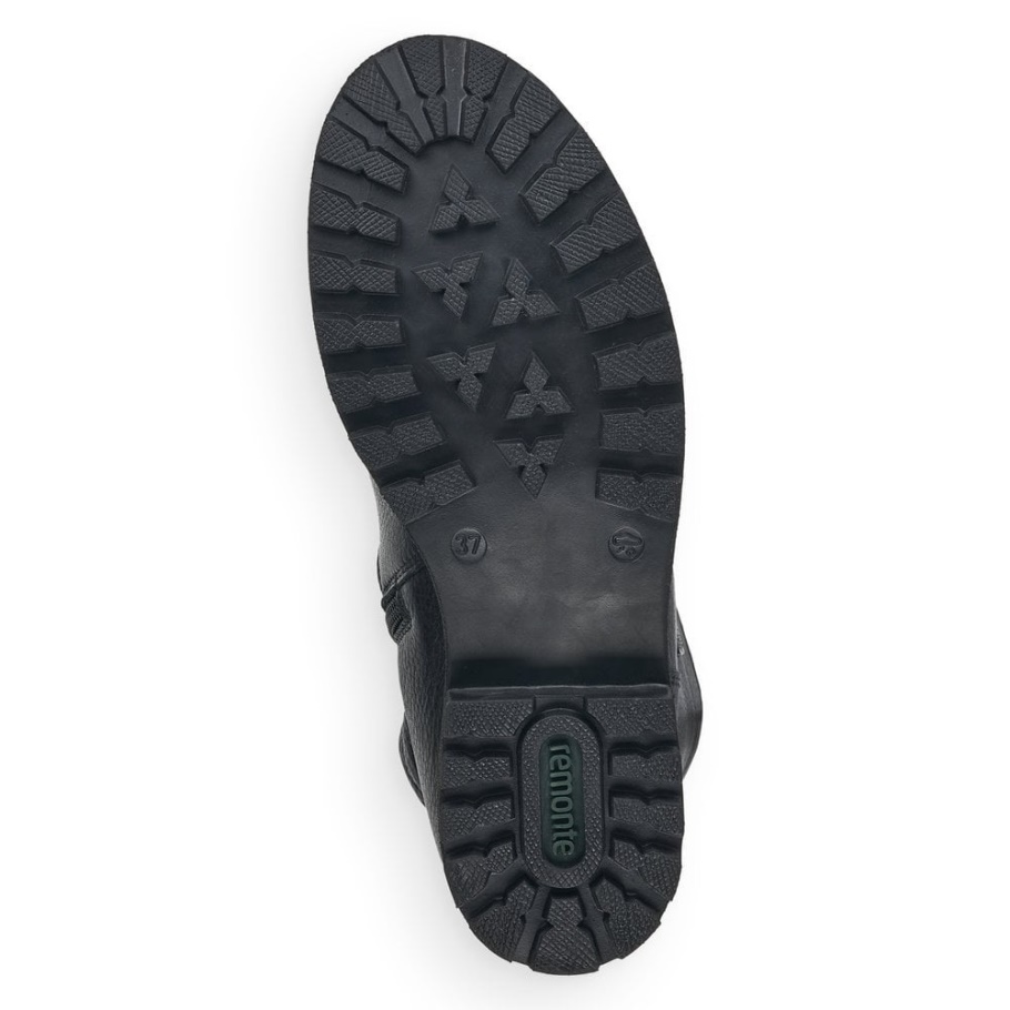 Rieker Remonte D8477 Damen Stiefel Schwarz