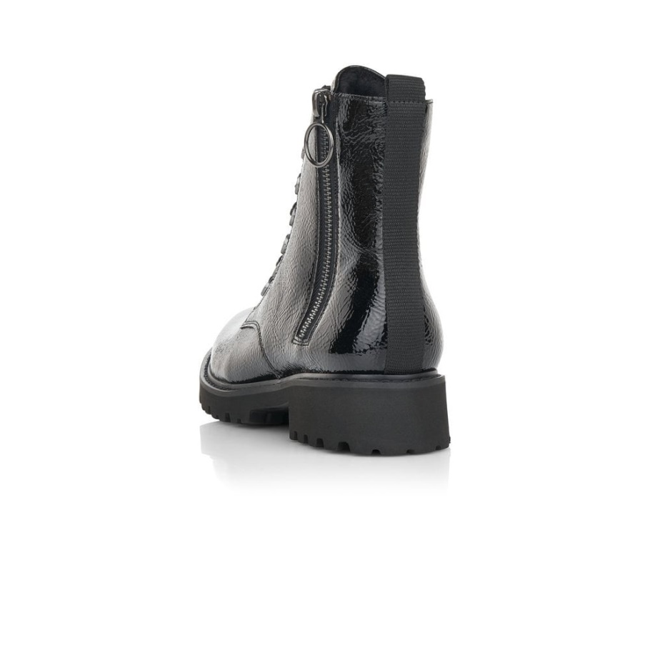 Rieker Remonte D8671 Damen Stiefel Schwarz