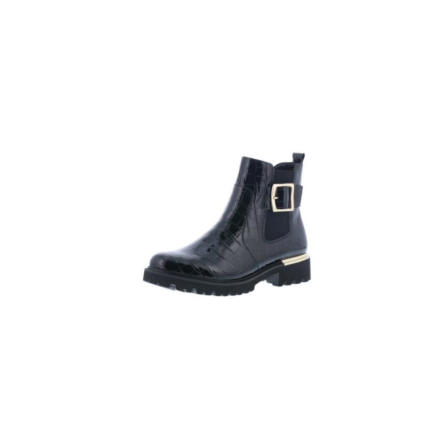 Rieker Remonte D8684 Damen Stiefel Schwarz