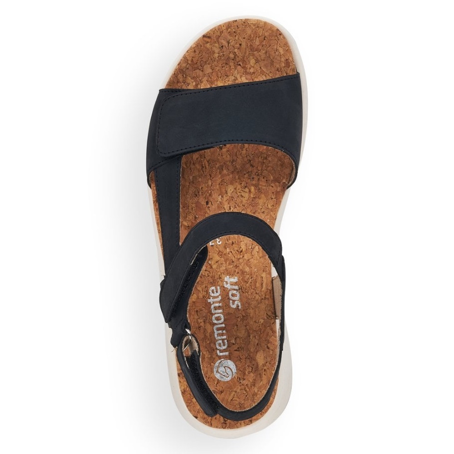 Rieker Remonte D9551 Damen Sandalen Blau