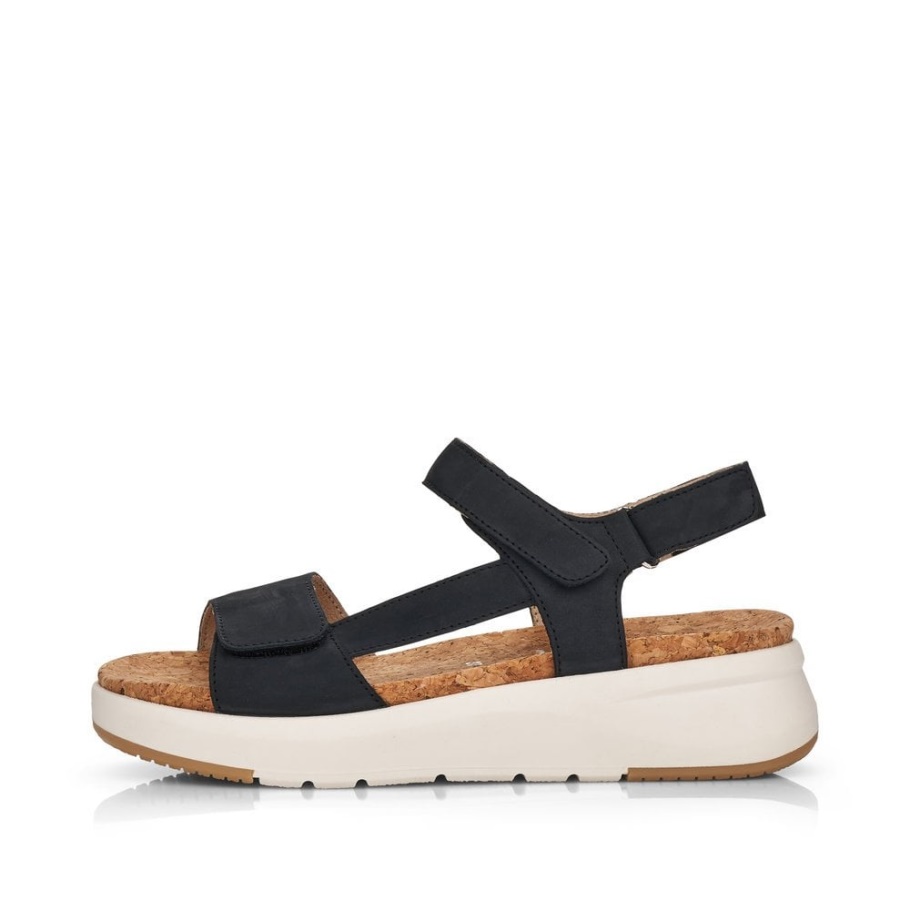 Rieker Remonte D9551 Damen Sandalen Blau