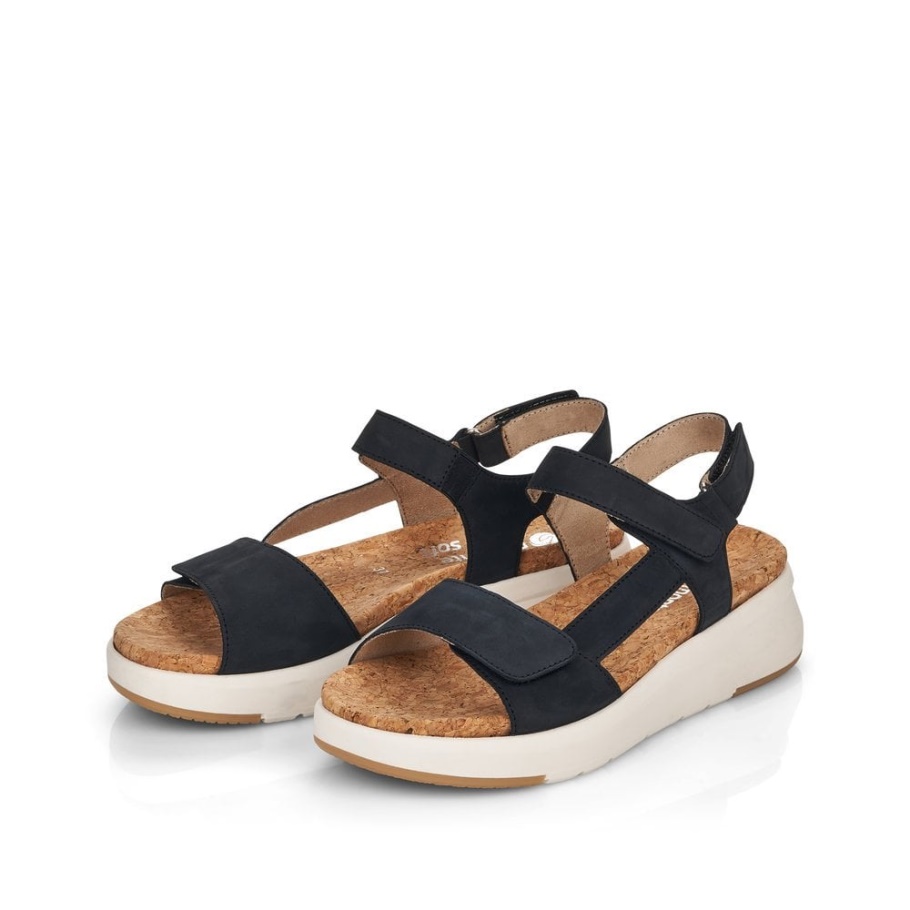 Rieker Remonte D9551 Damen Sandalen Blau