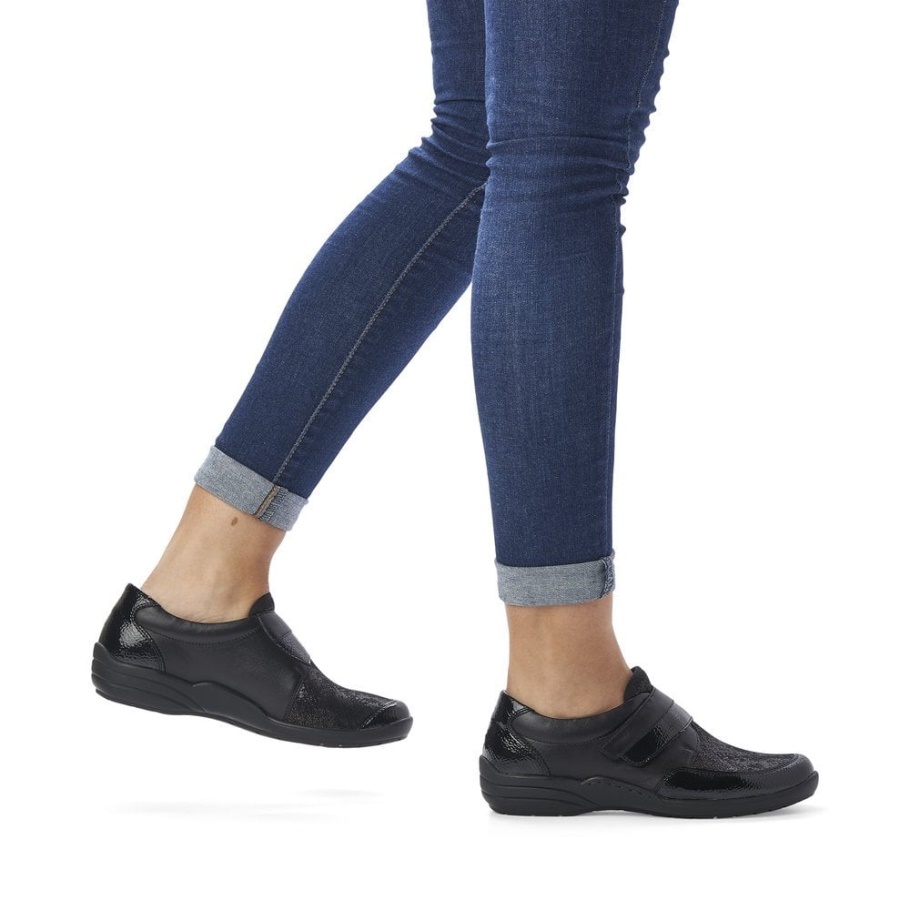 Rieker Remonte R7600 Damenschuhe Schwarz
