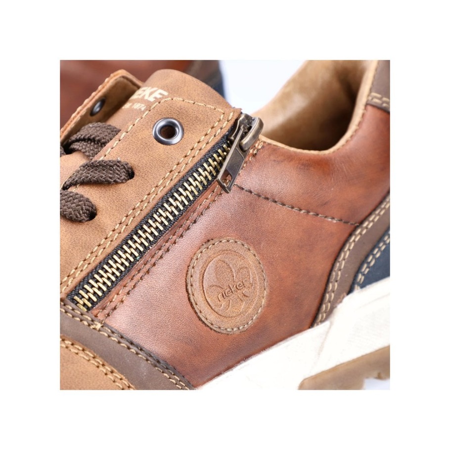 Rieker 15130 Herrenschuhe Metallic