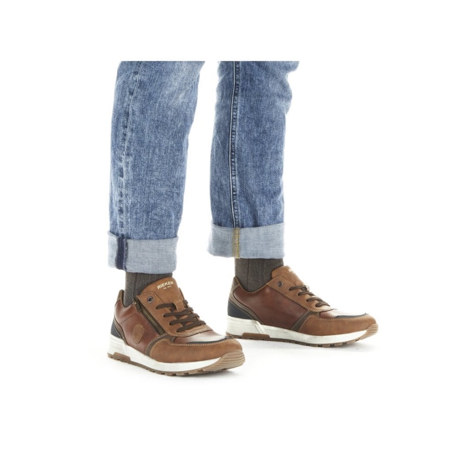 Rieker 15130 Herrenschuhe Metallic