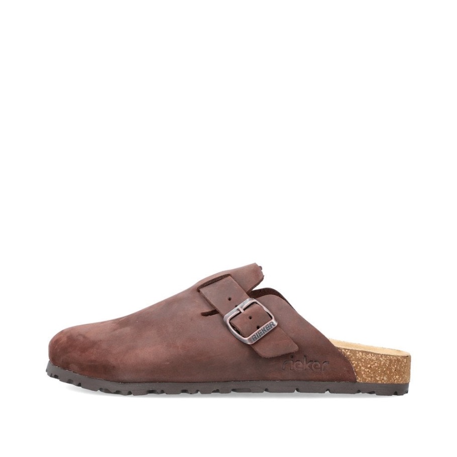 Rieker 22180 Herren Sandale Braun