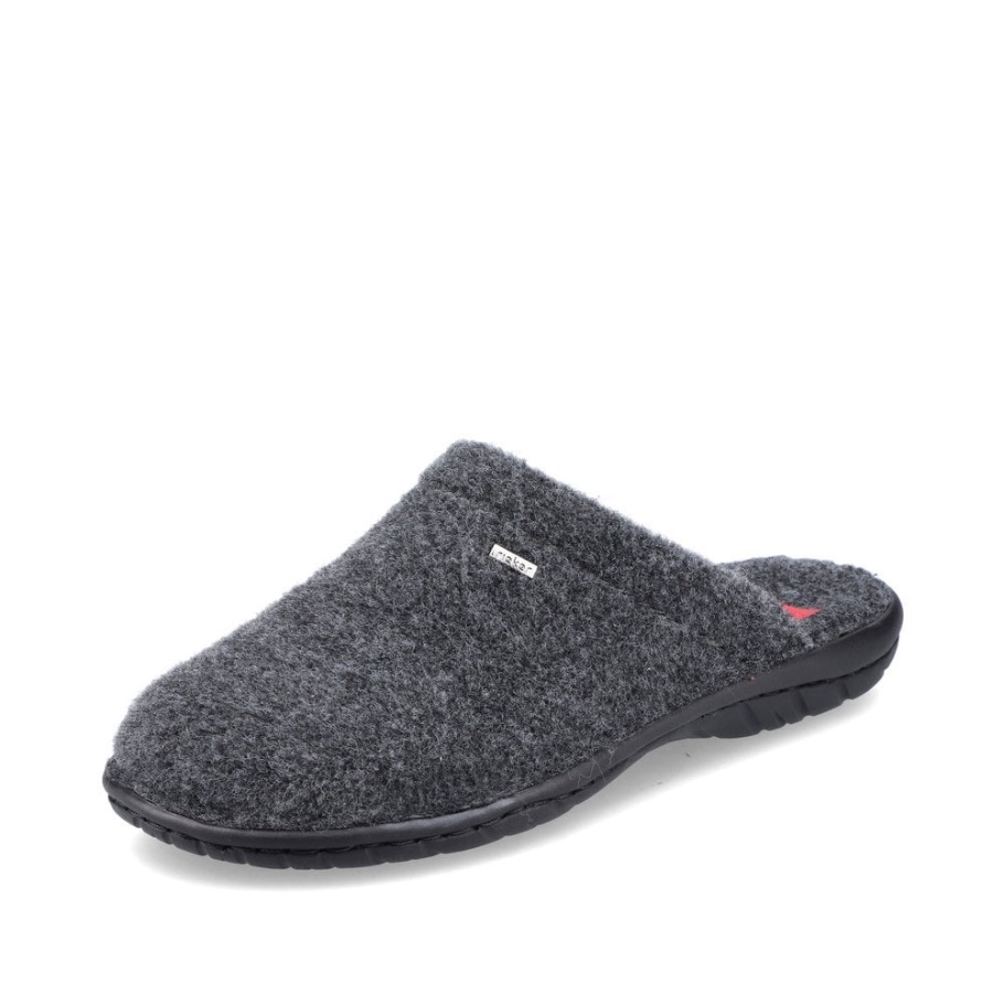 Rieker 26594 Herrenhausschuhe Grau