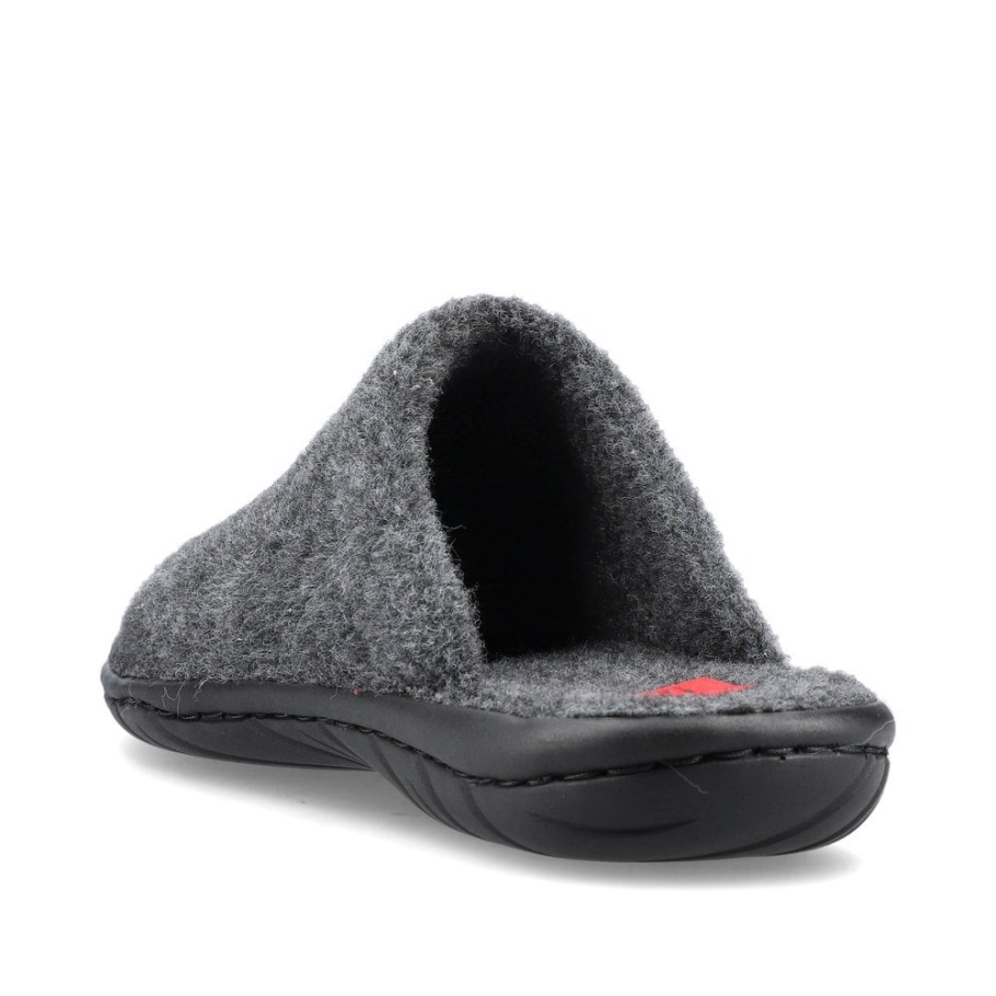 Rieker 26594 Herrenhausschuhe Grau