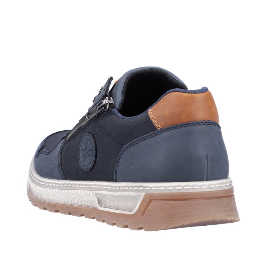 Rieker 37029 Herrenschuhe Blau