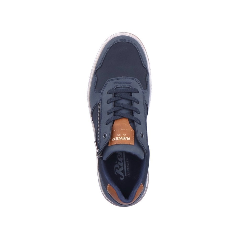 Rieker 37029 Herrenschuhe Blau