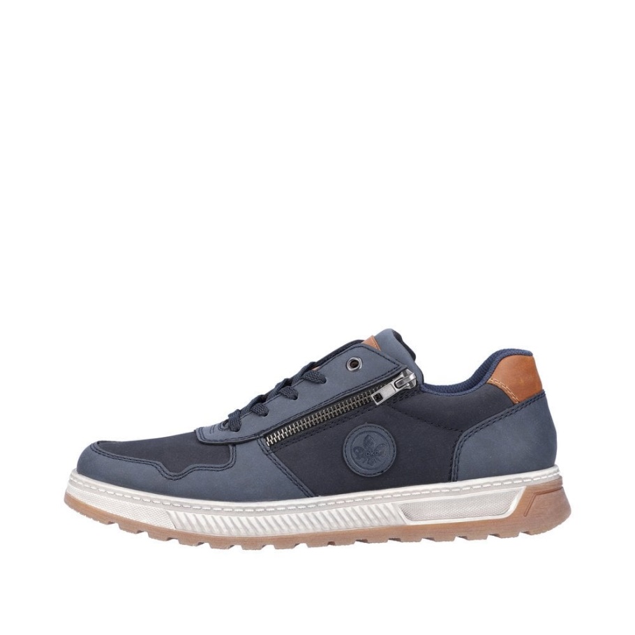 Rieker 37029 Herrenschuhe Blau