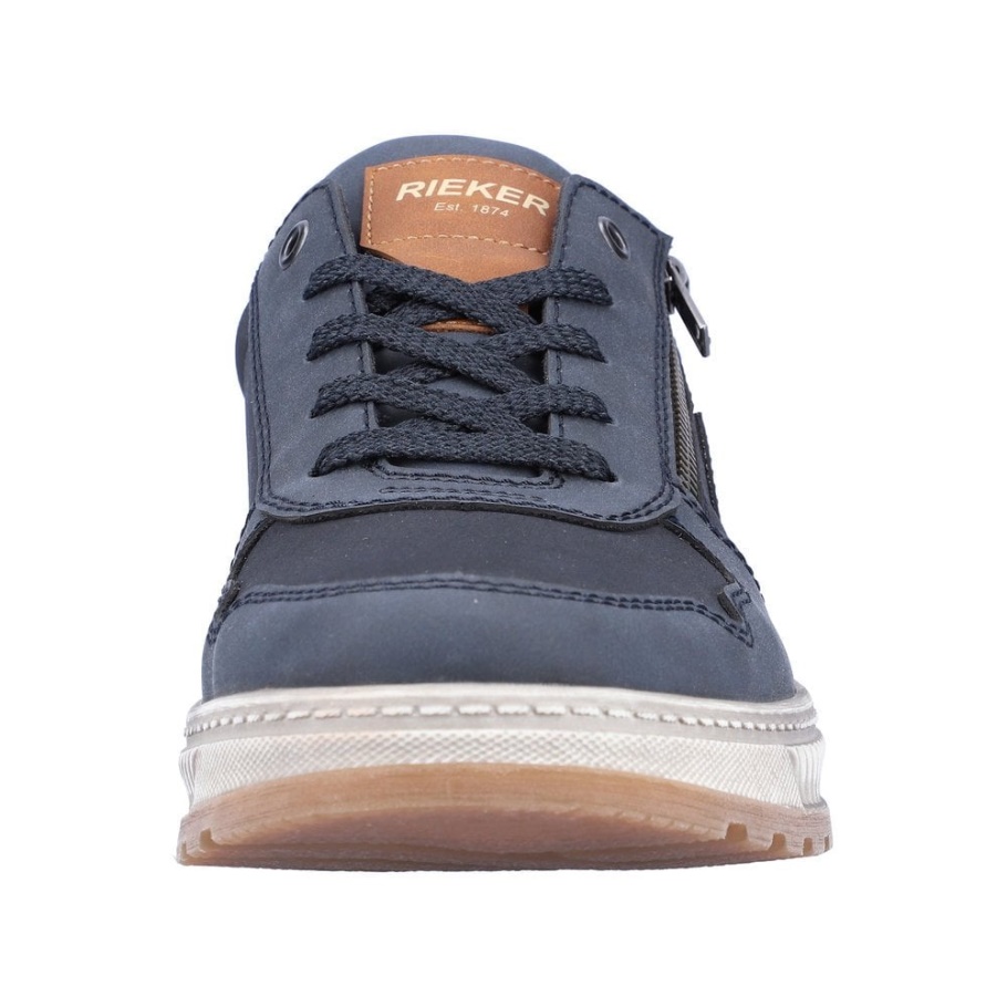 Rieker 37029 Herrenschuhe Blau