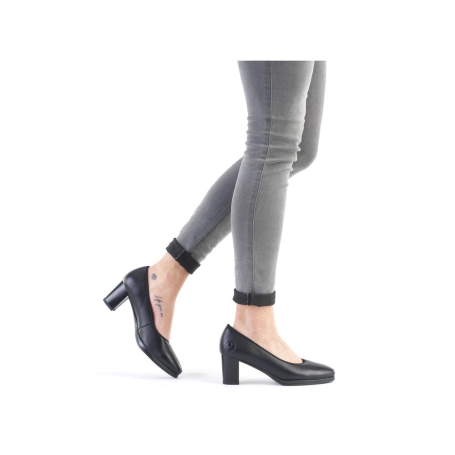 Rieker 49560 Damen Schwarze Schuhe