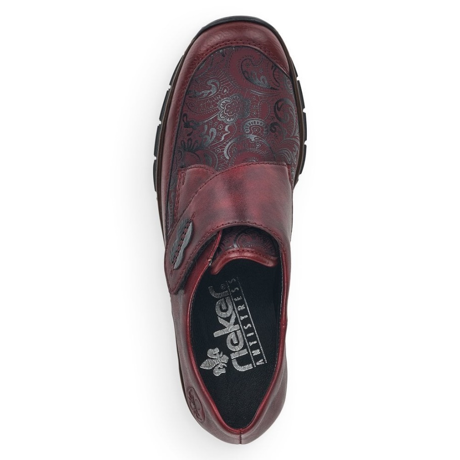 Rieker 537c0 Damenschuhe Rot