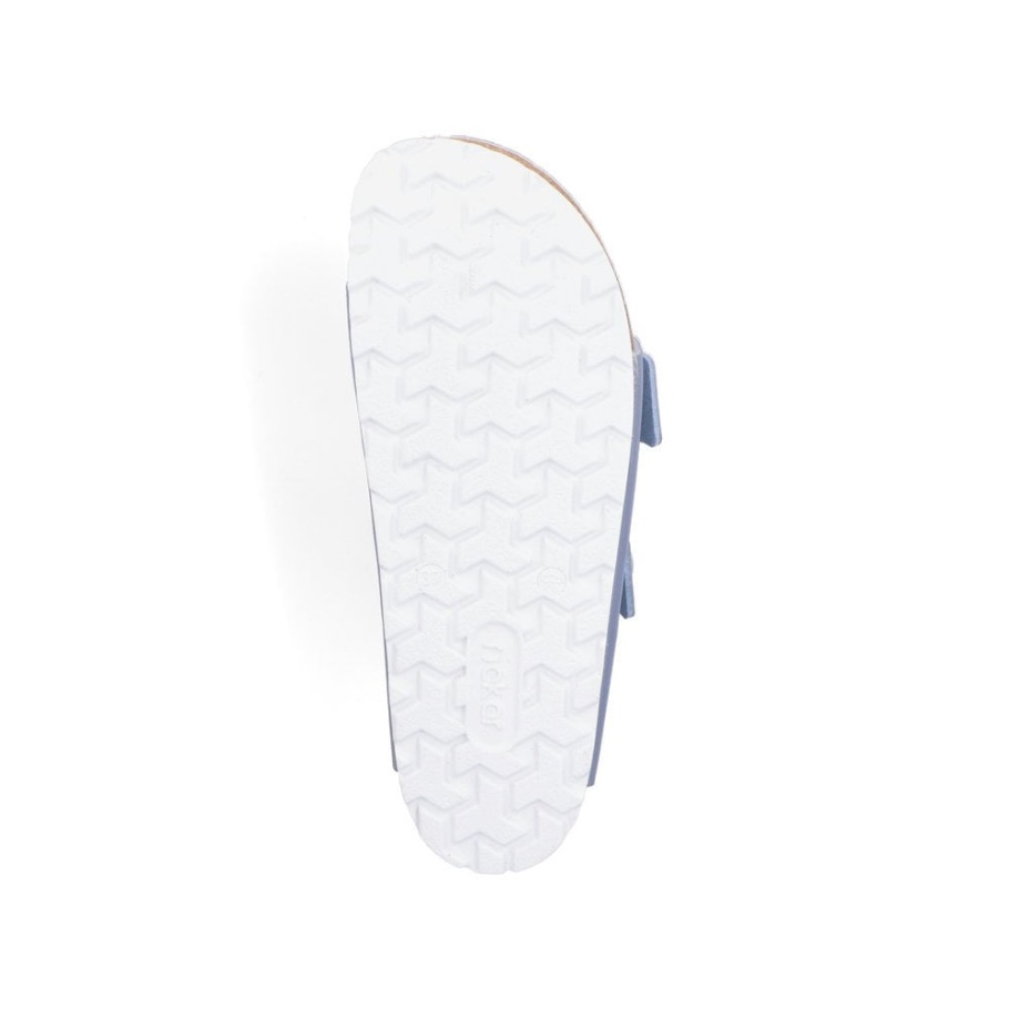 Rieker 69384 Damen Sandalen Blau